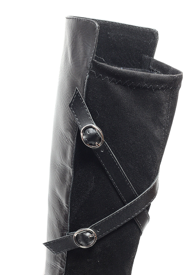 Bota Cuero Mujer Negro OCAi - Astra