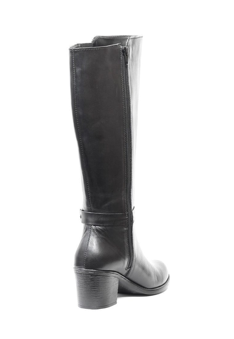 Bota Cuero Mujer Negra OCAi - Kuro