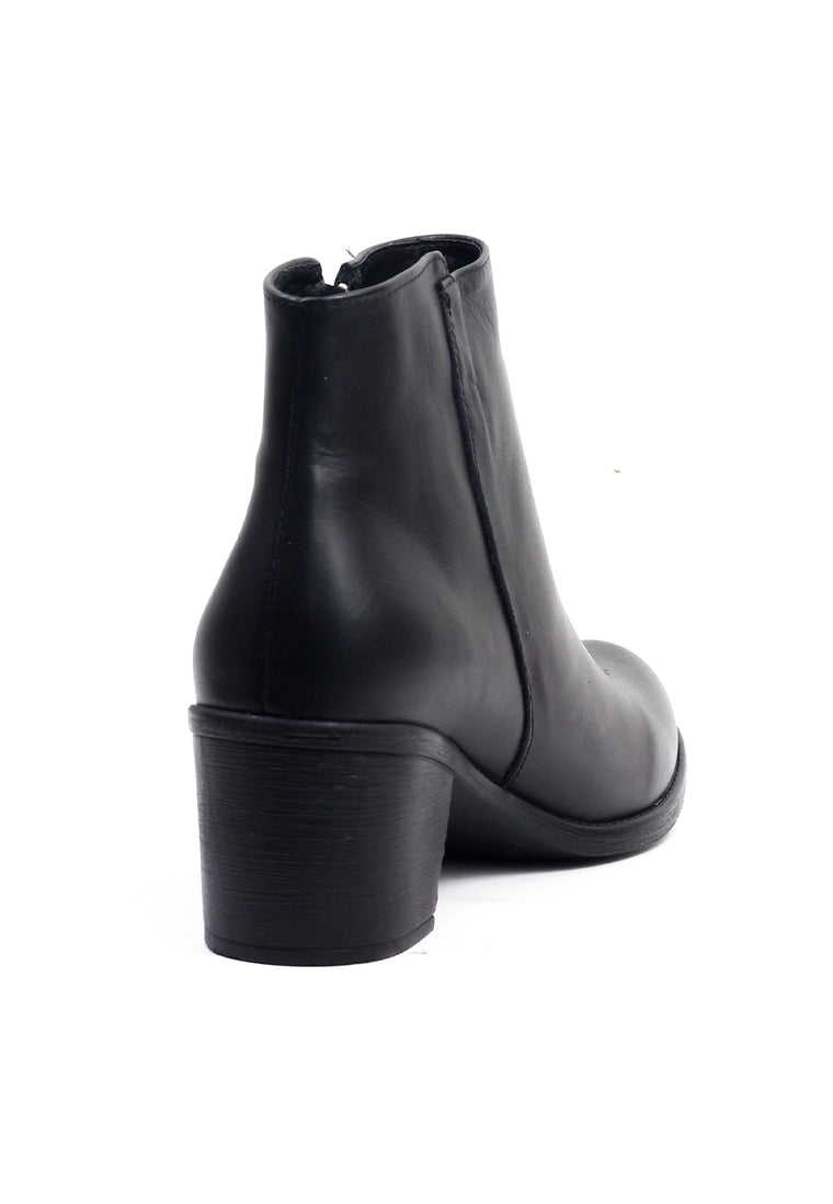Botín Cuero Mujer Negro Ocai - Tina