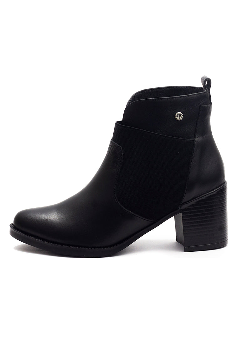 Botin Cuero Mujer Negro OCAi - Sara