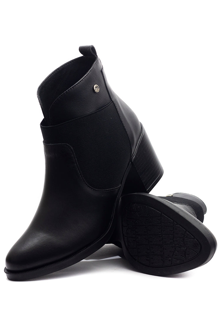 Botin Cuero Mujer Negro OCAi - Sara