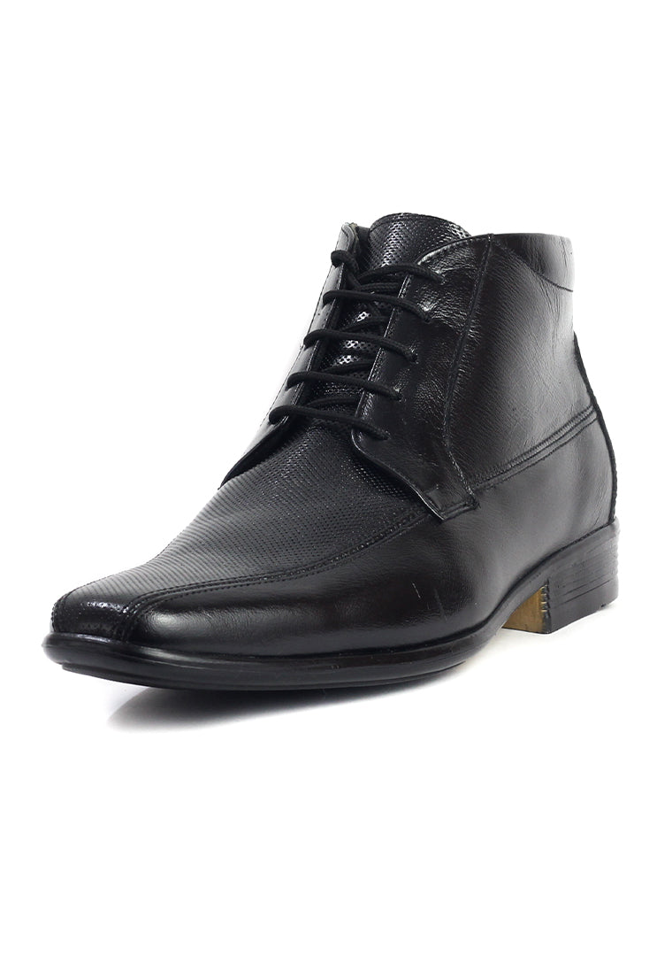 Bota de Cuero Hombre Negro Ocai - Adryan
