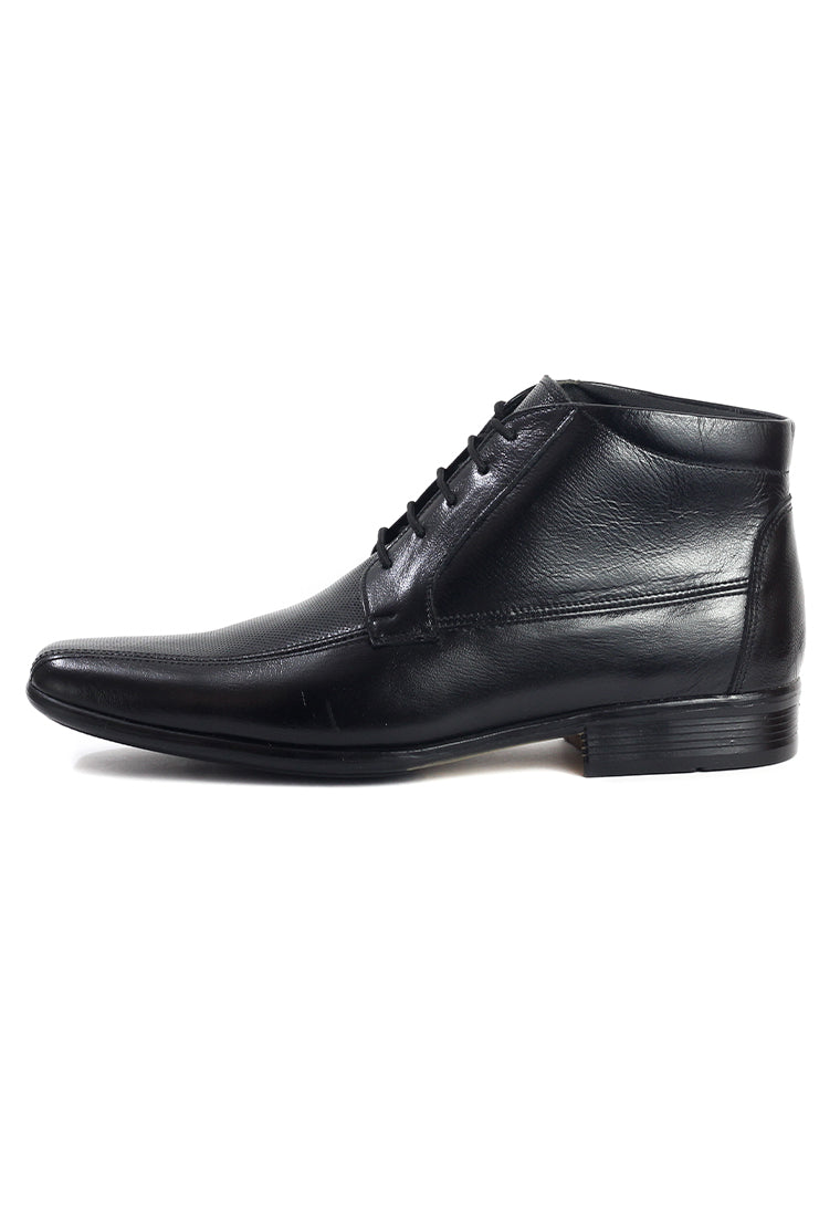 Bota de Cuero Hombre Negro Ocai - Adryan