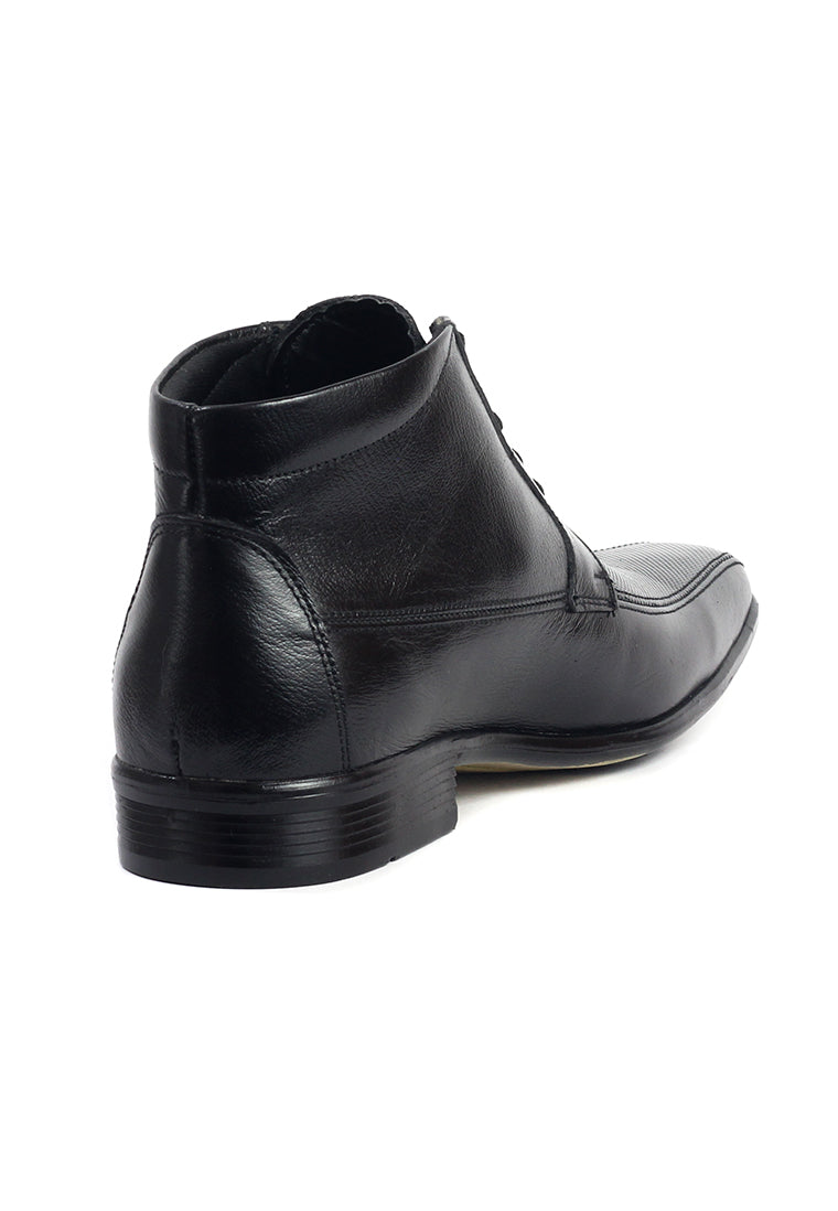 Bota de Cuero Hombre Negro Ocai - Adryan