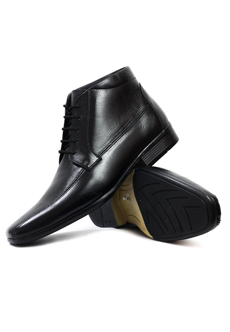 Bota de Cuero Hombre Negro Ocai - Adryan