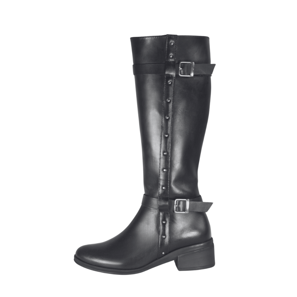 Botas Cuero Mujer Negro OCAi - Marión