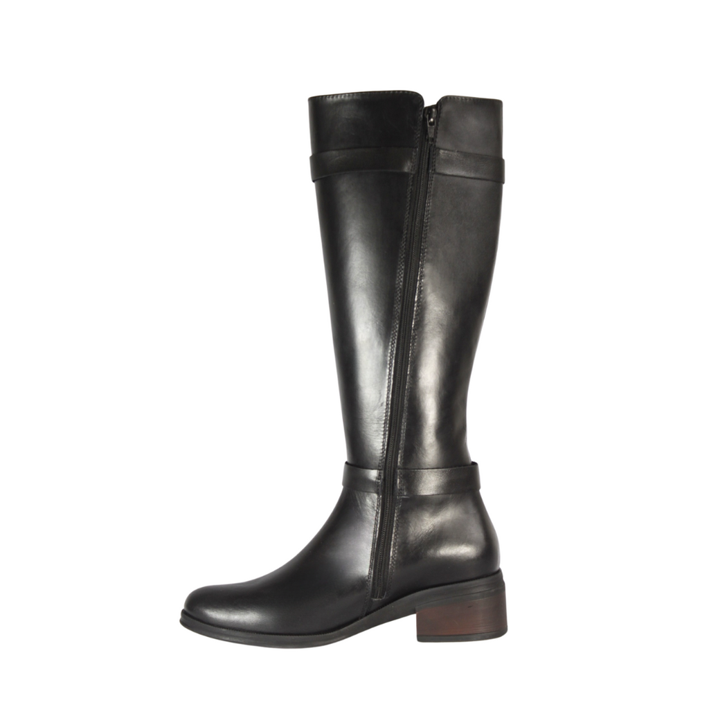 Botas Cuero Mujer Negro OCAi - Marión