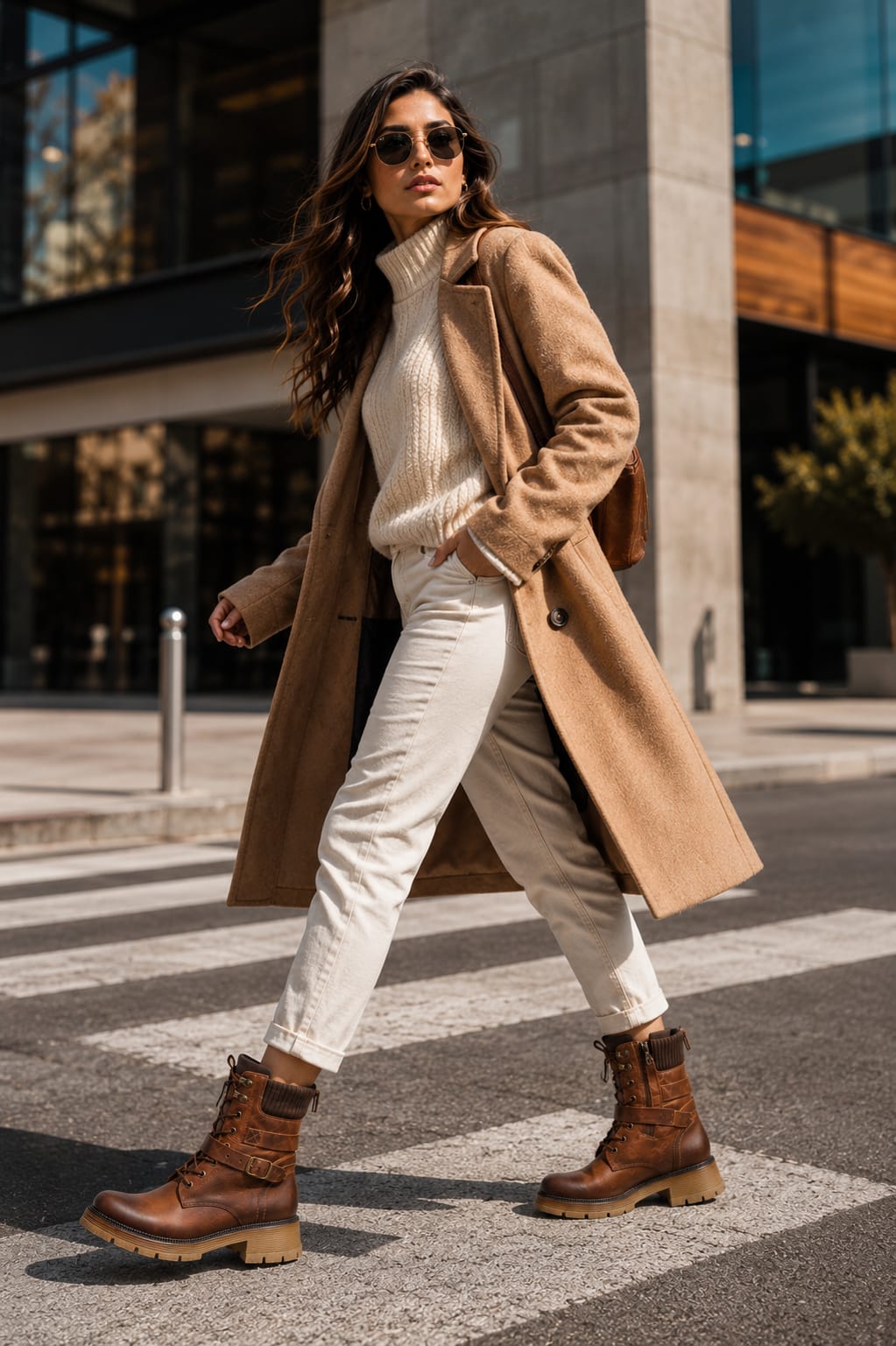 Bota Mujer Cuero Miel OCAi Terra